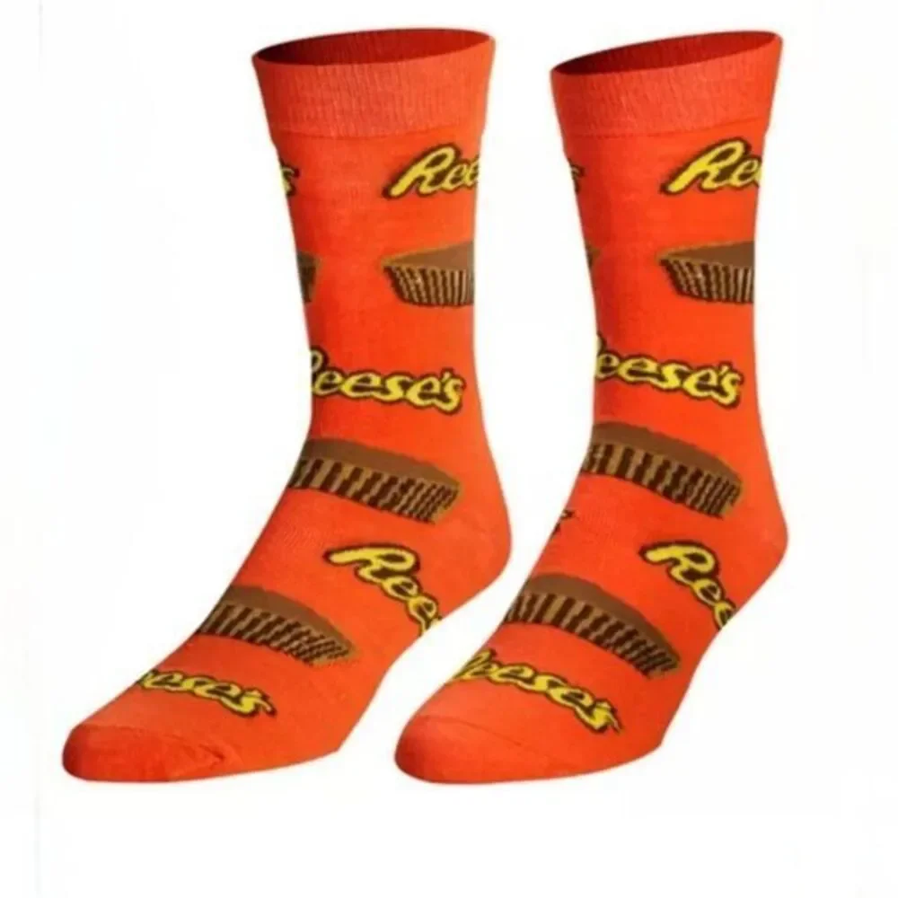 Novelty Crew Chocolate Cookie Socks Men‎ or Womens Size (6-12)